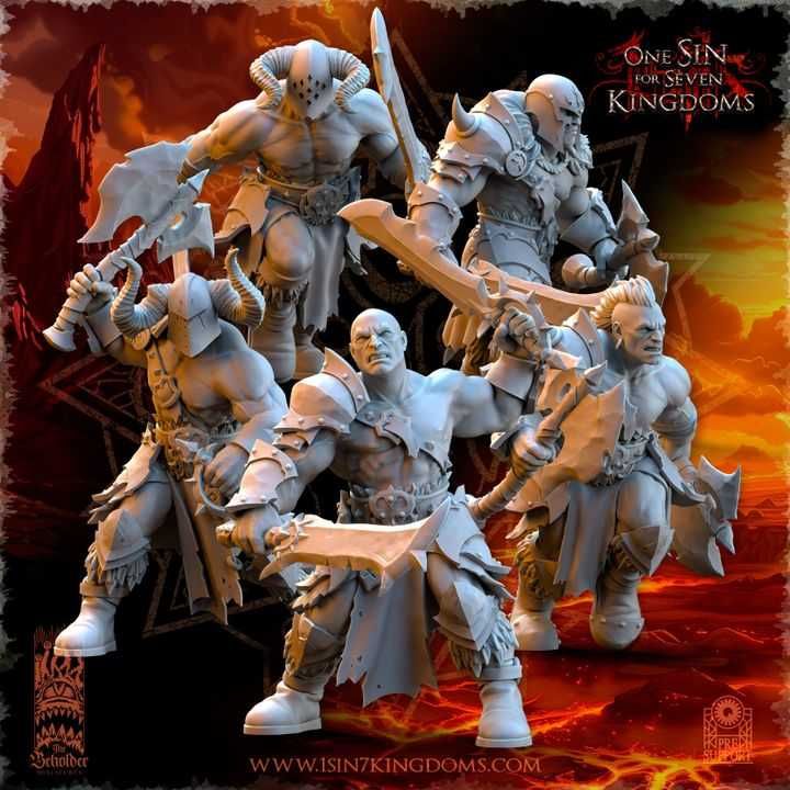 Realms of Mayhem Barbarian Despoilers - The Beholder Miniatures