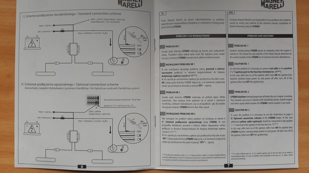 Luzes circulação diurnas - Magneti Marelli