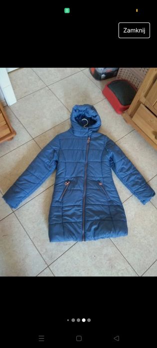 kurtka  5.10.15 164 zimowa ciepła puchowa