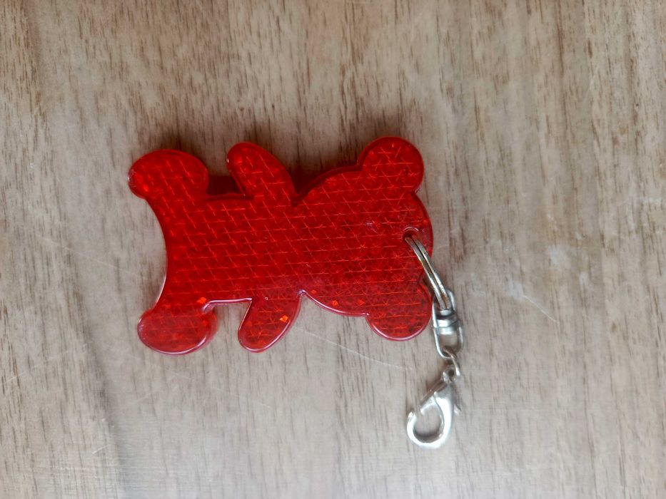 Zawieszka odblaskowa Miś Orlen