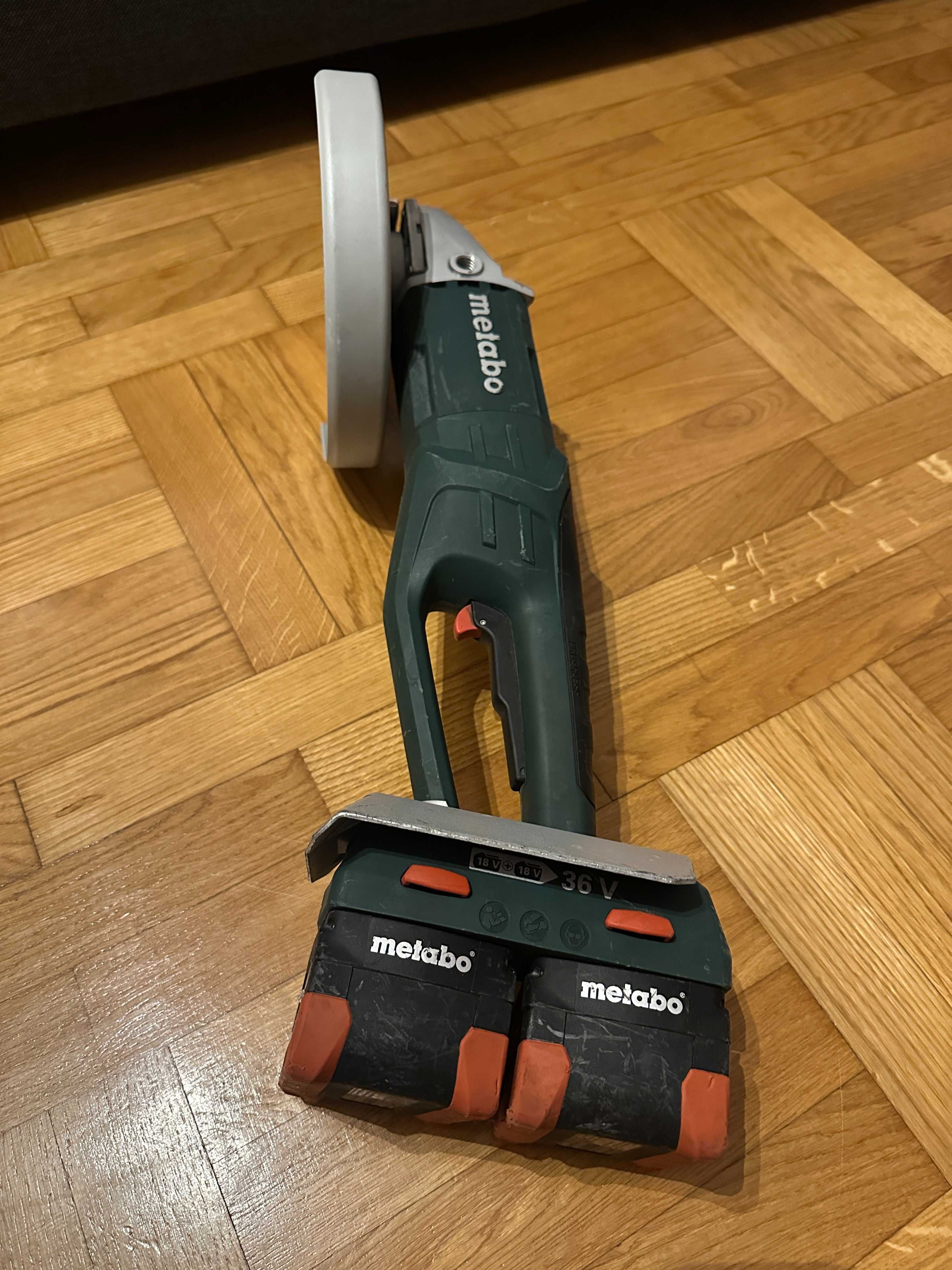 Akumulatorowa szlifierka kątowa Metabo WPB 36-18 LTX BL 24-230 2x8Ah
