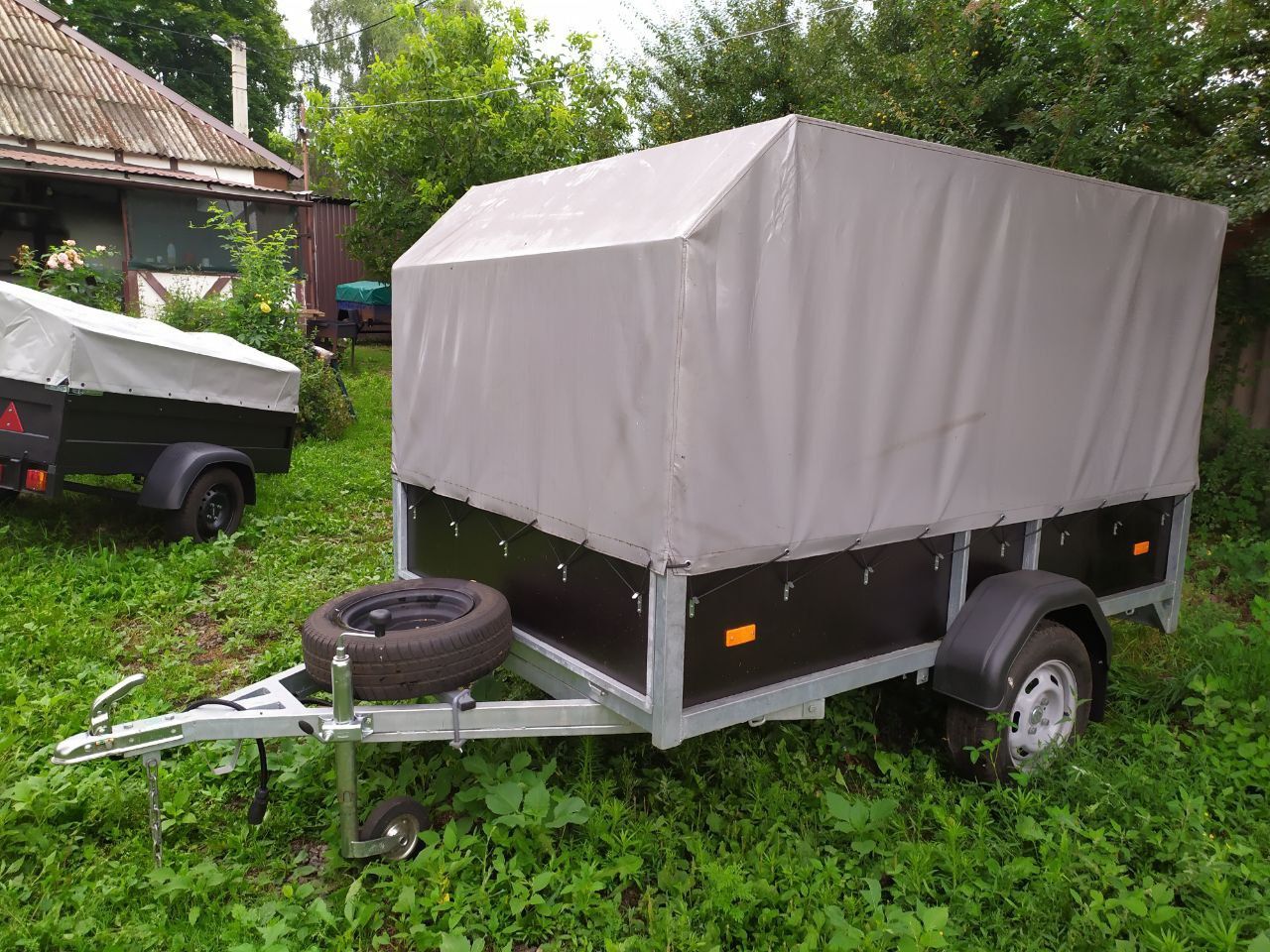 Причеп оцінкований з каркасом  2,5 *1,3*1,4