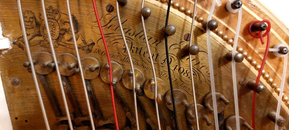 Harpa Sebastian Erard-(Nascido 1752-Falecido 1832)- séc XVIII-XIX