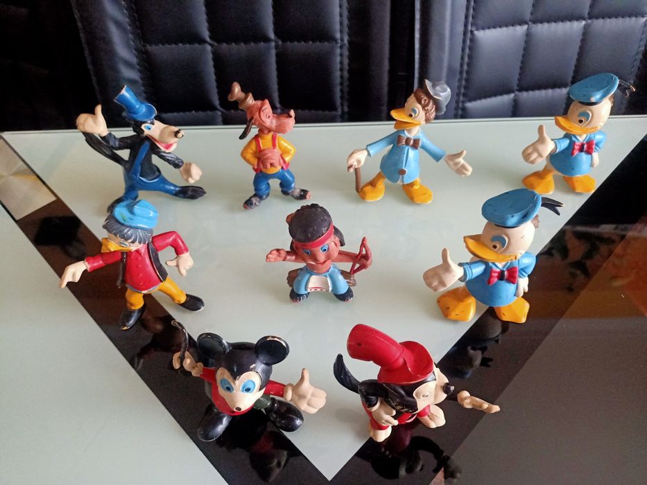 Bonecos da Disney muito antigos figuras personagens coleção bonecas