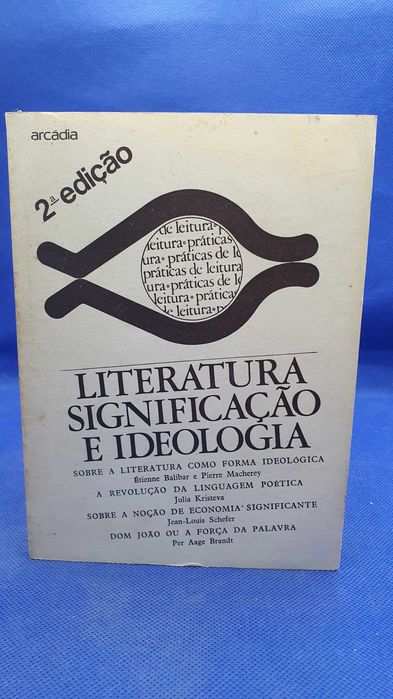 Livro - REF PAR2 - Literatura, Significação e Ideologia