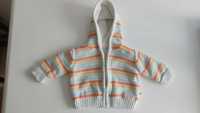 Kolorowy sweterek niemowlęcy, rozm. 62 (0-3 miesiące)