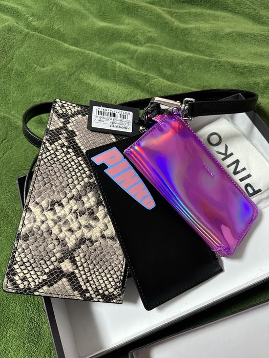 Pinko- модний аксесуар з 3 міні клатчів. Оригінал