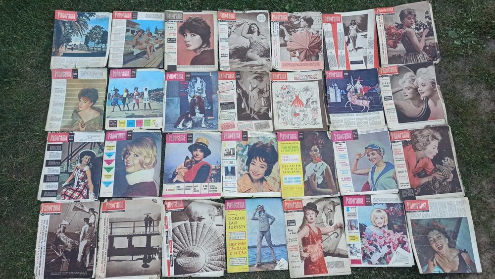 Stare tygodniki "Panorama, Kobieta i życie, Zyjmy dłużej, Przekrój"