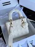 Torebka Dior Lady small crema nowa