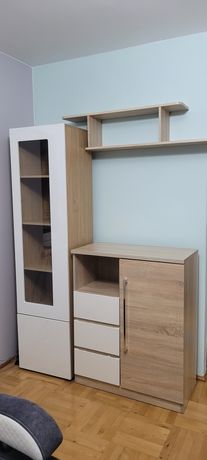Zestaw komoda, witryna Led , półka