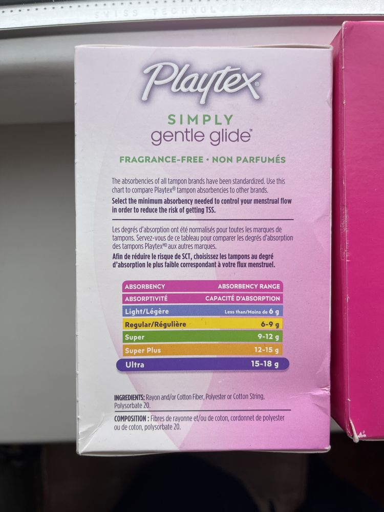 Тампоны Playtex