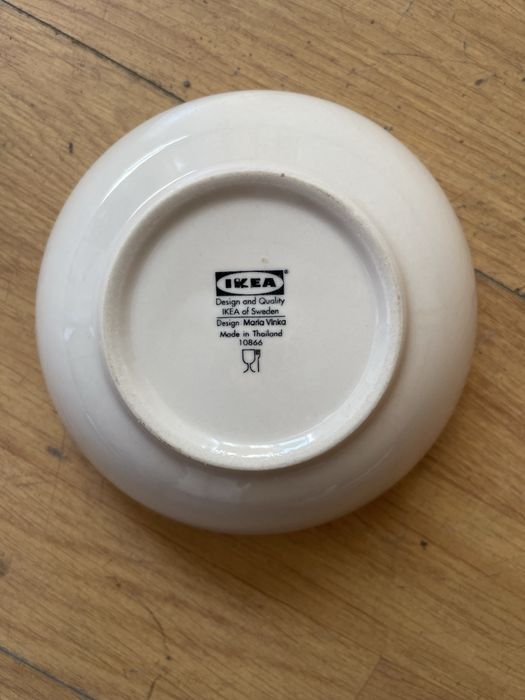 Taça branca ikea