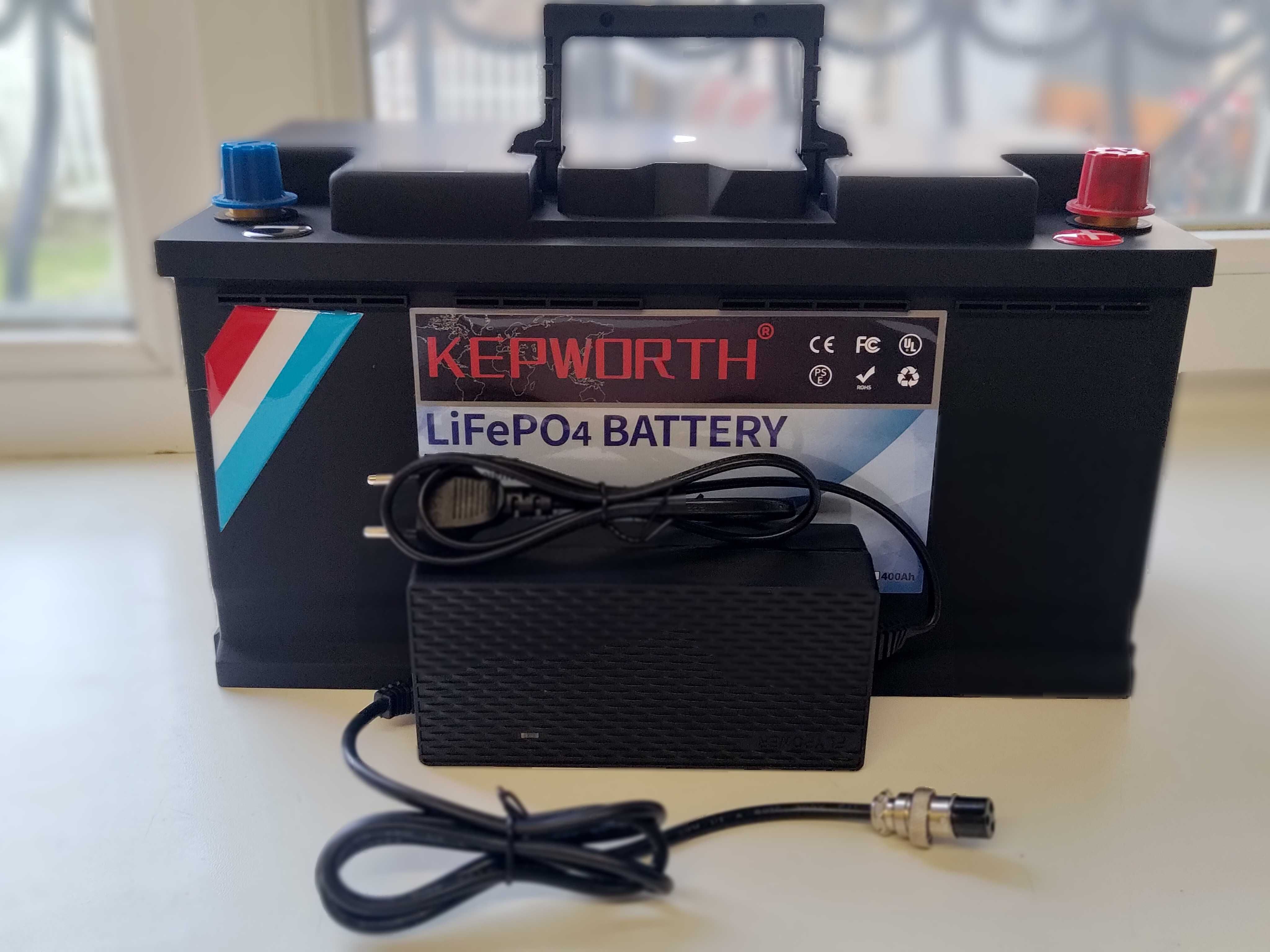 Акумулятор Kepworth LiFePo4, 12/24/36/48V, 6/200А з зарядним пристроєм