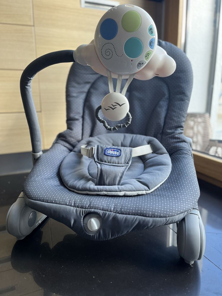 Espreguiçadeira bebé Chicco Balloon cinzenta
