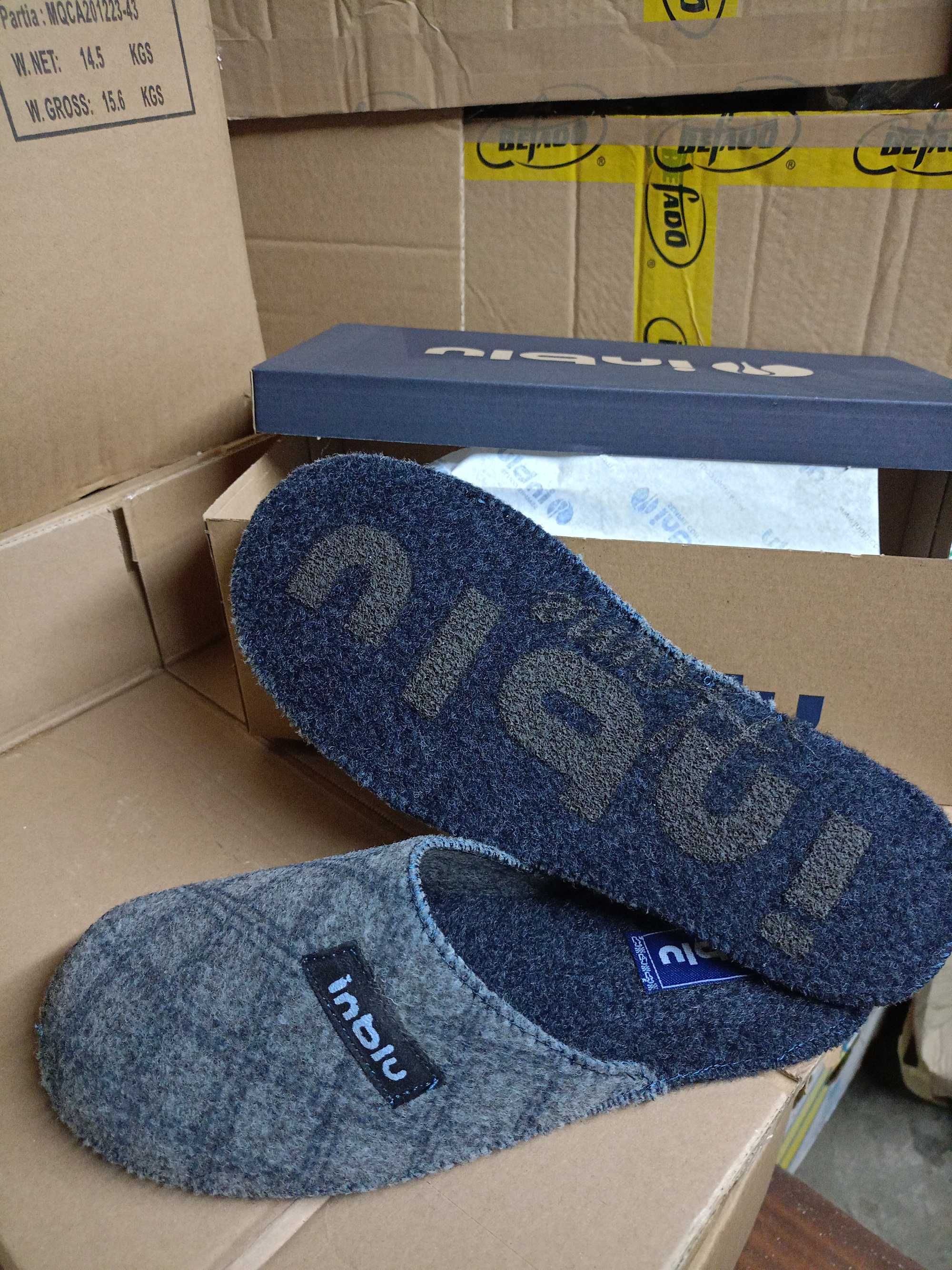 pantofle męskie firmy befado in-blu roz 40