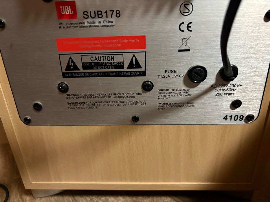 Акустична система для домашнього кінотеатру JBL SCS-178 5.1