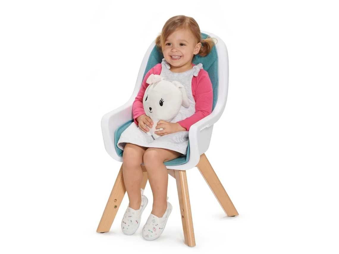 Cadeira de Refeição KINDERKRAFT 2 in 1 TIXI turquoise