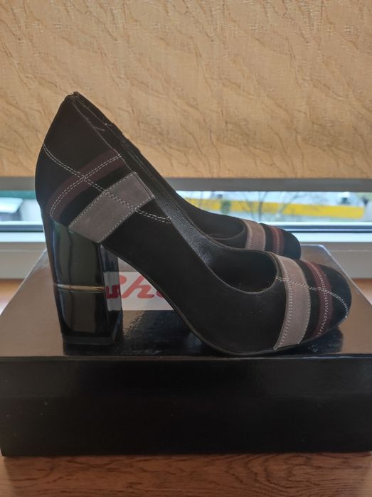 Туфли женские замшевые