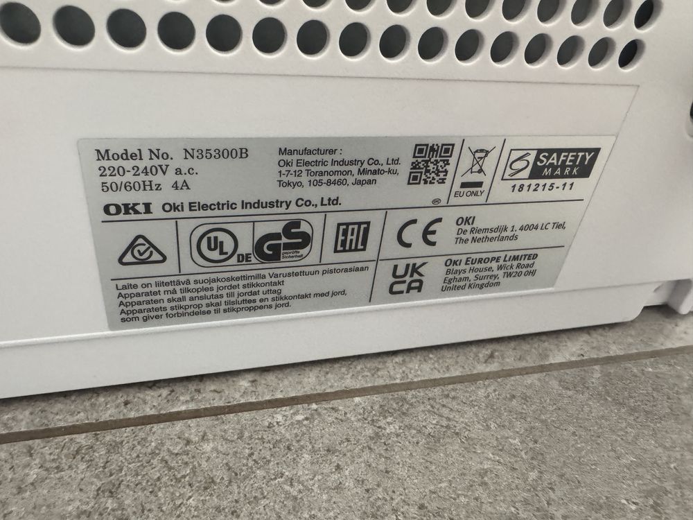 Принтер А3 кольровий OKI C824