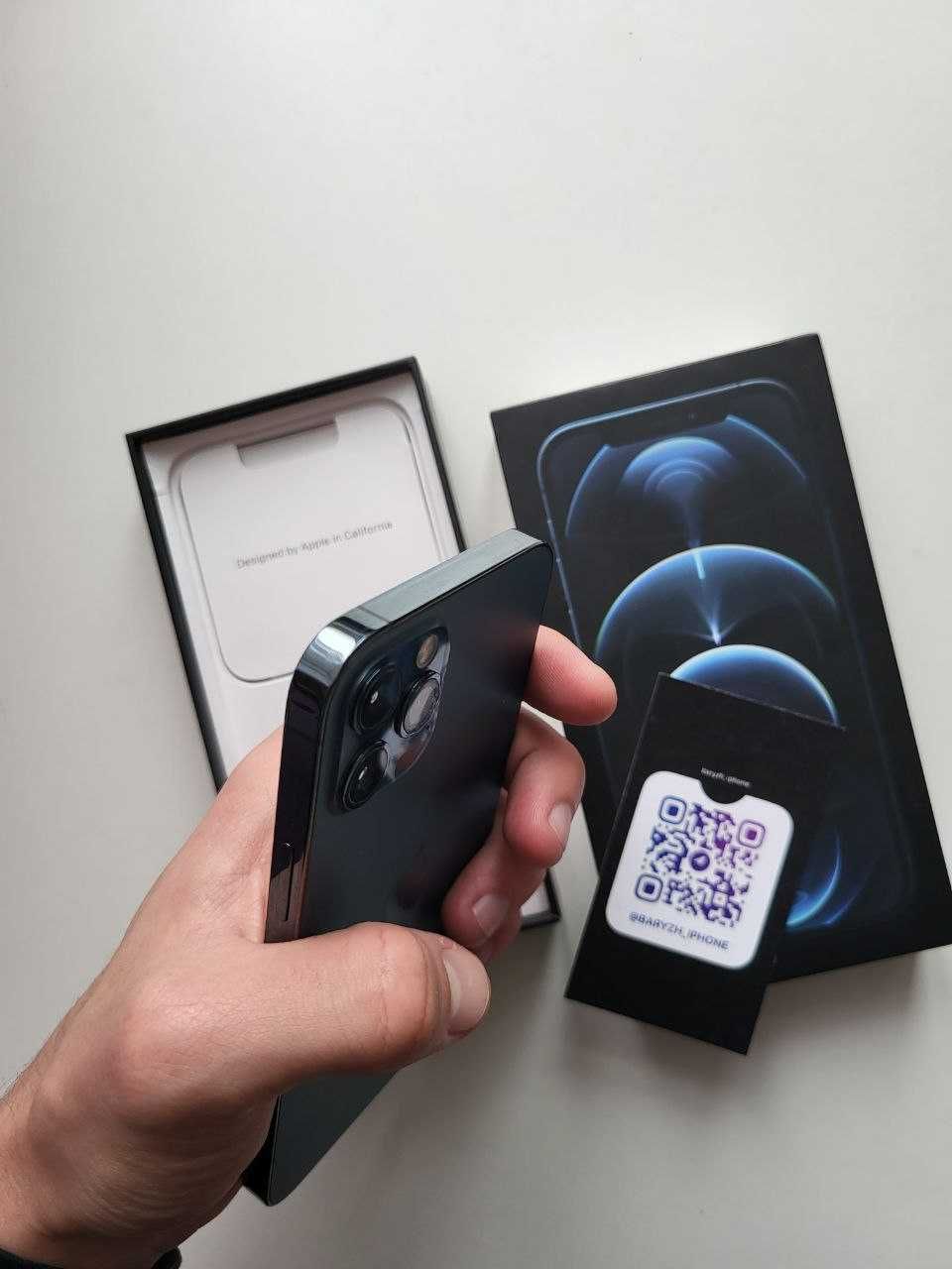 Iphone 12 pro 128 gb, повний комплект, гарантія, айфон 12 про 128