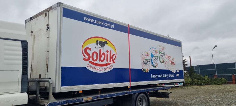 Chlodnia bez agregatu 9m kontener zabudowa stan bardzo dobry wysoka