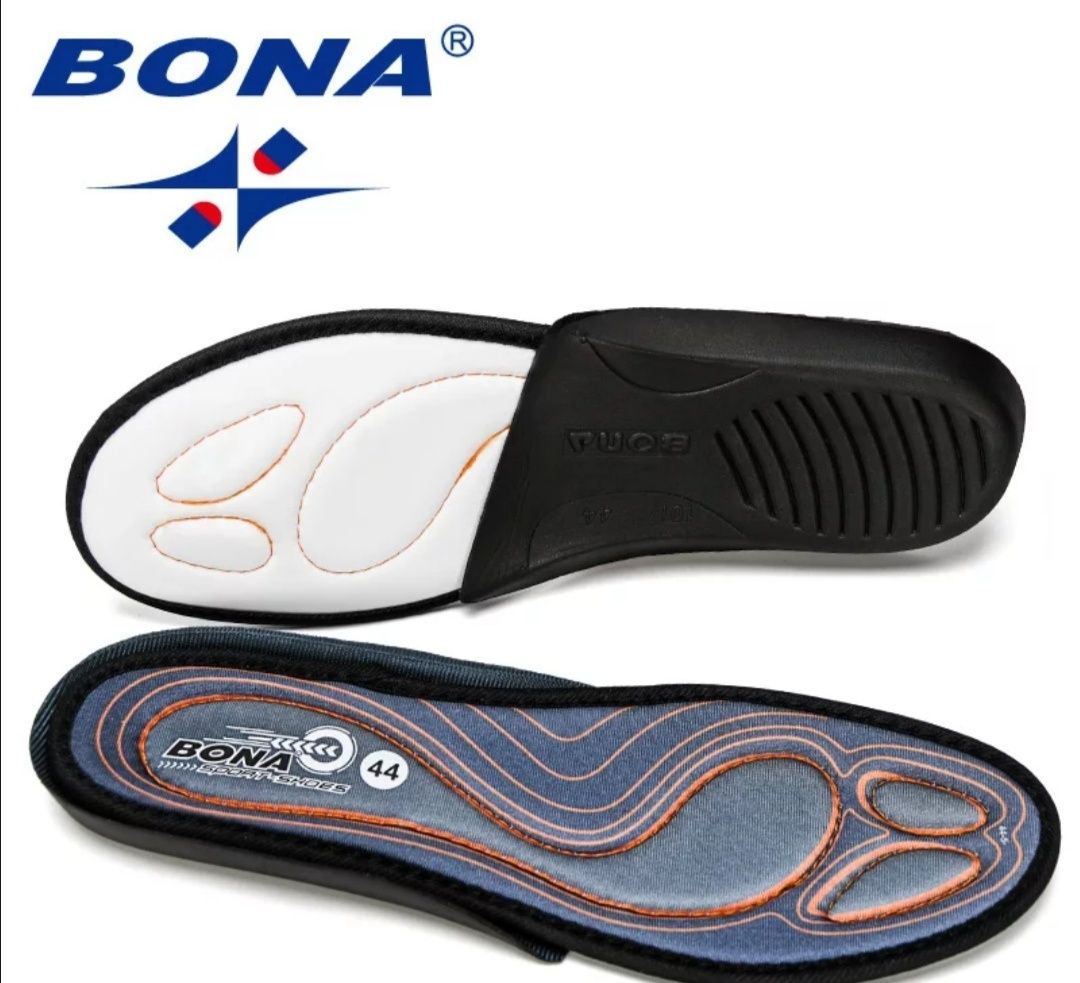 Стельки ортопедические для спортивной обуви фирмы Bona. 36-50