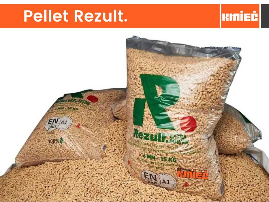 Pellet drzewny REZOLUT/Certyfikat ENPlus A1 /Wysoka jakość! 1 T +DOST.