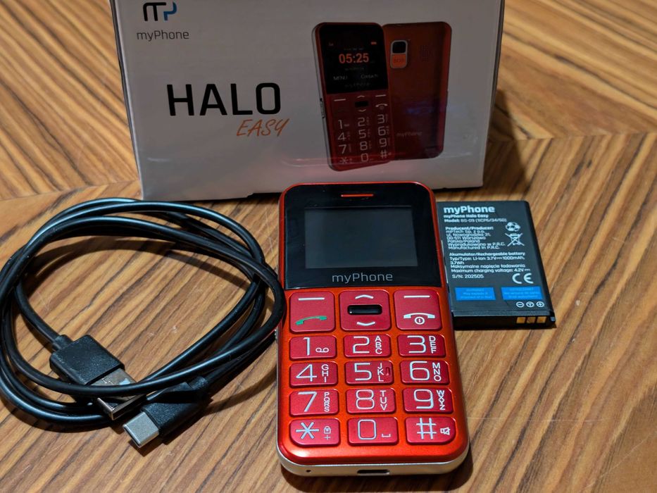 myPhone Halo Easy czerwony