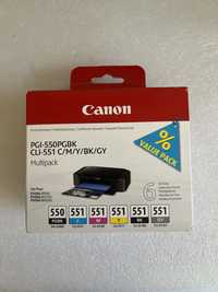 Tinteiro Canon Multipack PGI-550/CLI-551 (Novo Selado)