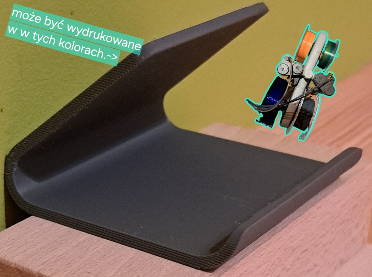 Wydruk 3d z drukarki bambu lab A1.