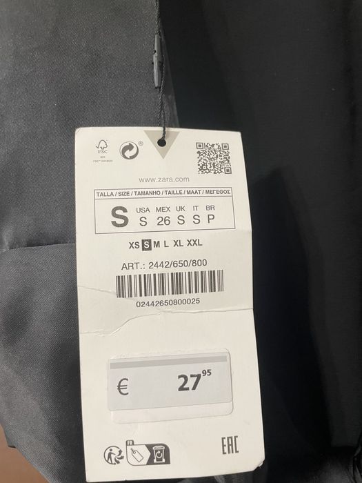 Літній топ з бантом ZARA