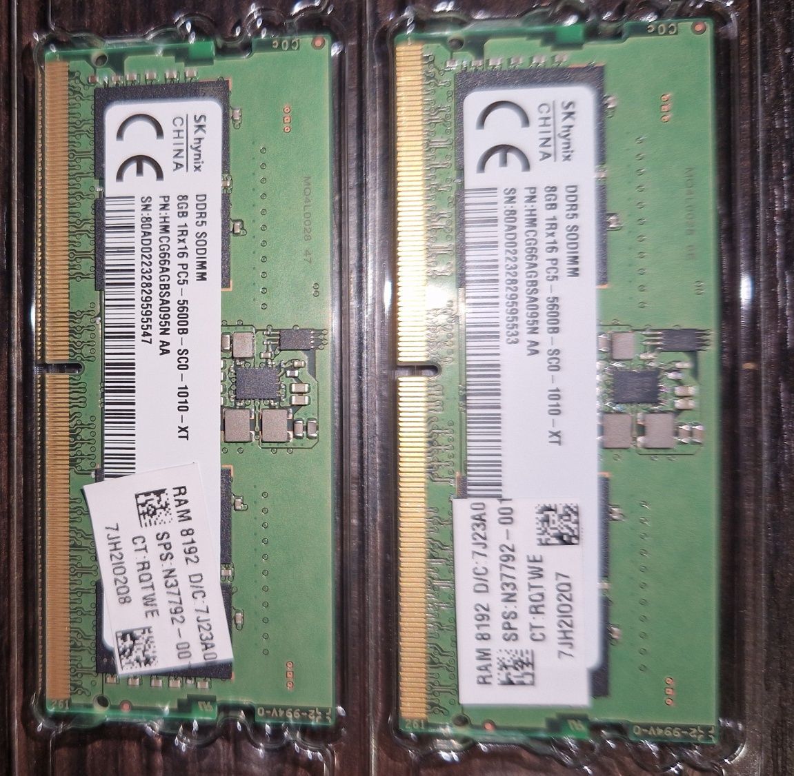 Оперативна пам'ять DDR5 SODOMM 8 GB 1Rx16 PC5-5600B-SC0-1010-XT