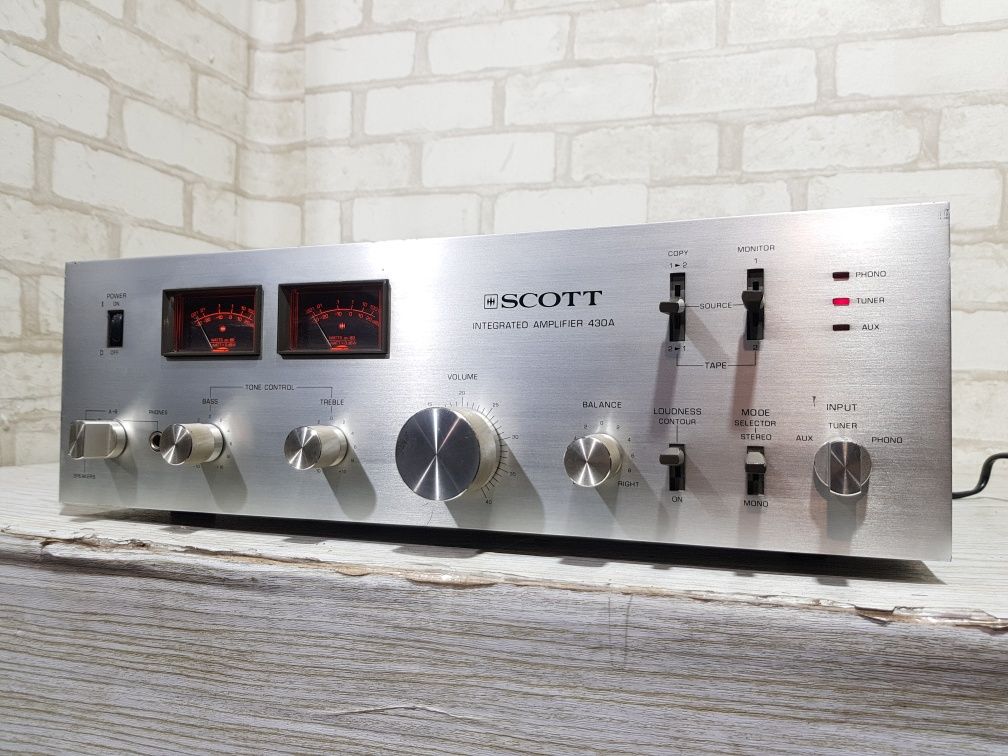 Стрілки! Стерео підсилювач SCOTT 430A, *2x45 Вт, б/у з Німеччини