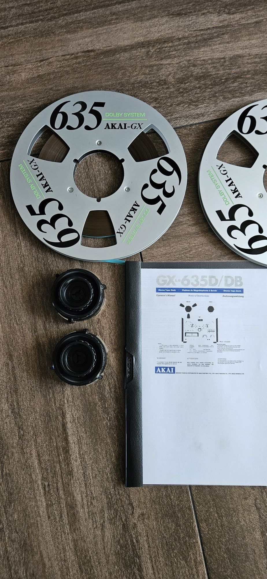 Magnetofon szpulowy Akai GX 635 DB