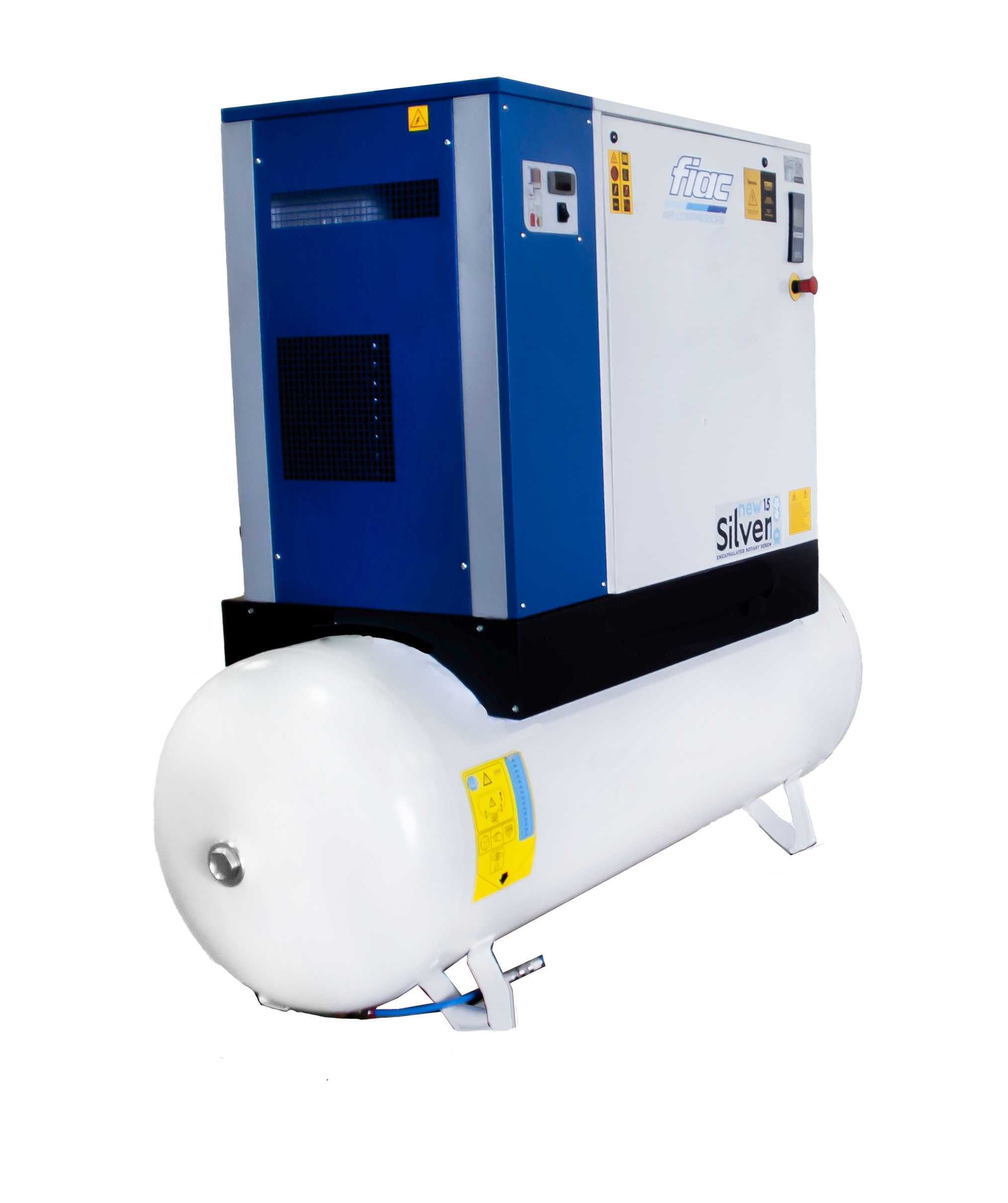 Kompresor Śrubowy Używany  Fiac 11 kw 1410 l/min Kupczyk Gwarancja