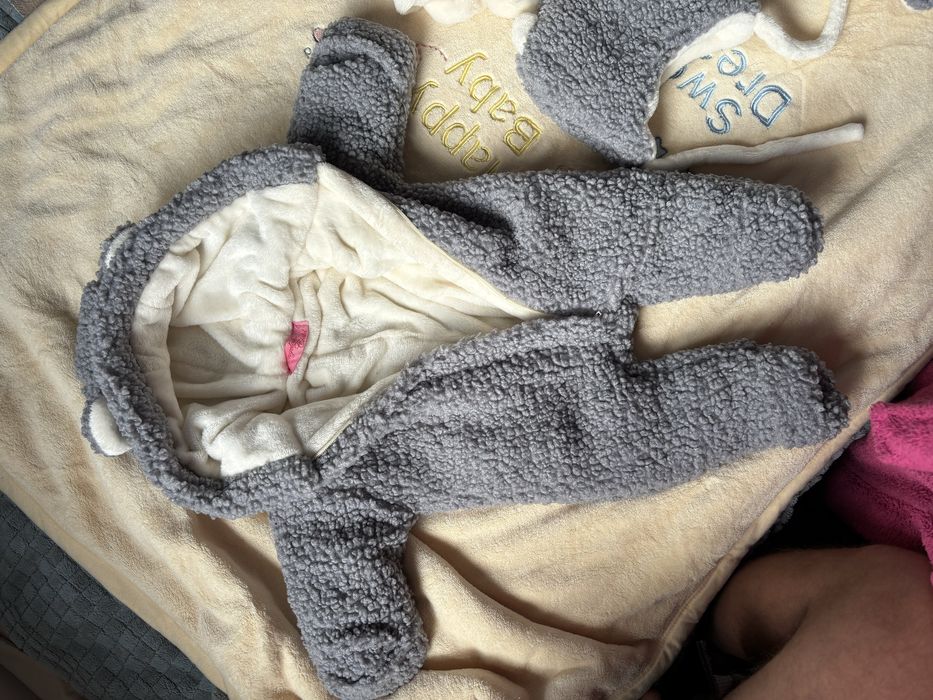 Зимовий комбінезон, Тедді, від народження до 4-ох місяців