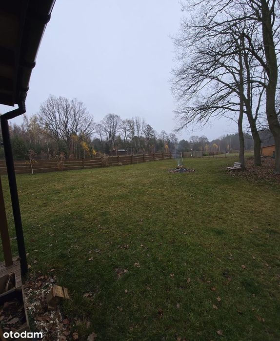 Działka 1500 m² z  domem modułowym - otulina Puszczy Kampinowskiej