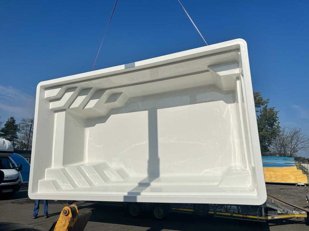 SP Lord 6,50 x 3,70 basen poliestrowy od PRODUCENTA ! ogrodowy gotowy