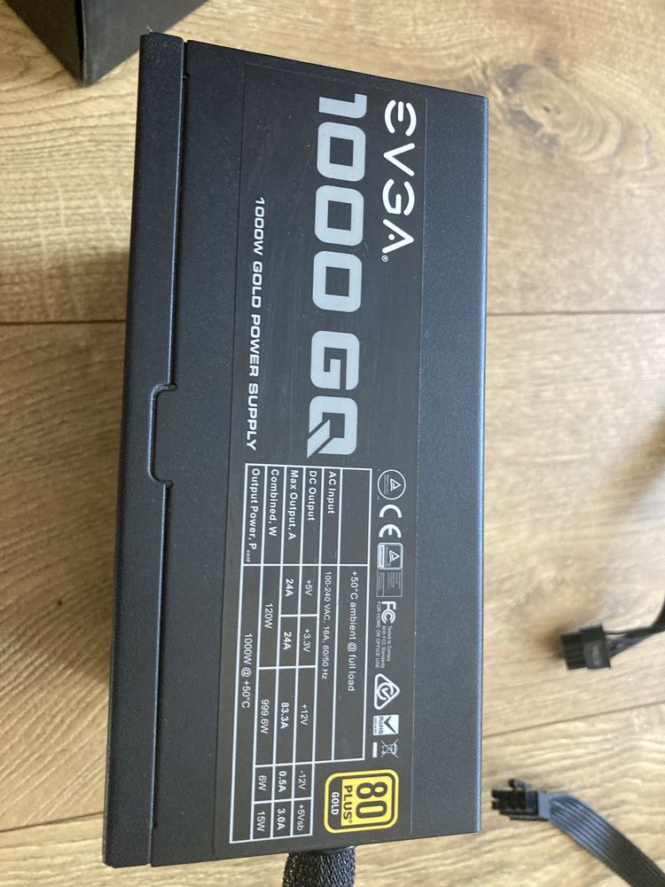 Zasilacz do komputera evga 1000GQ 80 gold plus