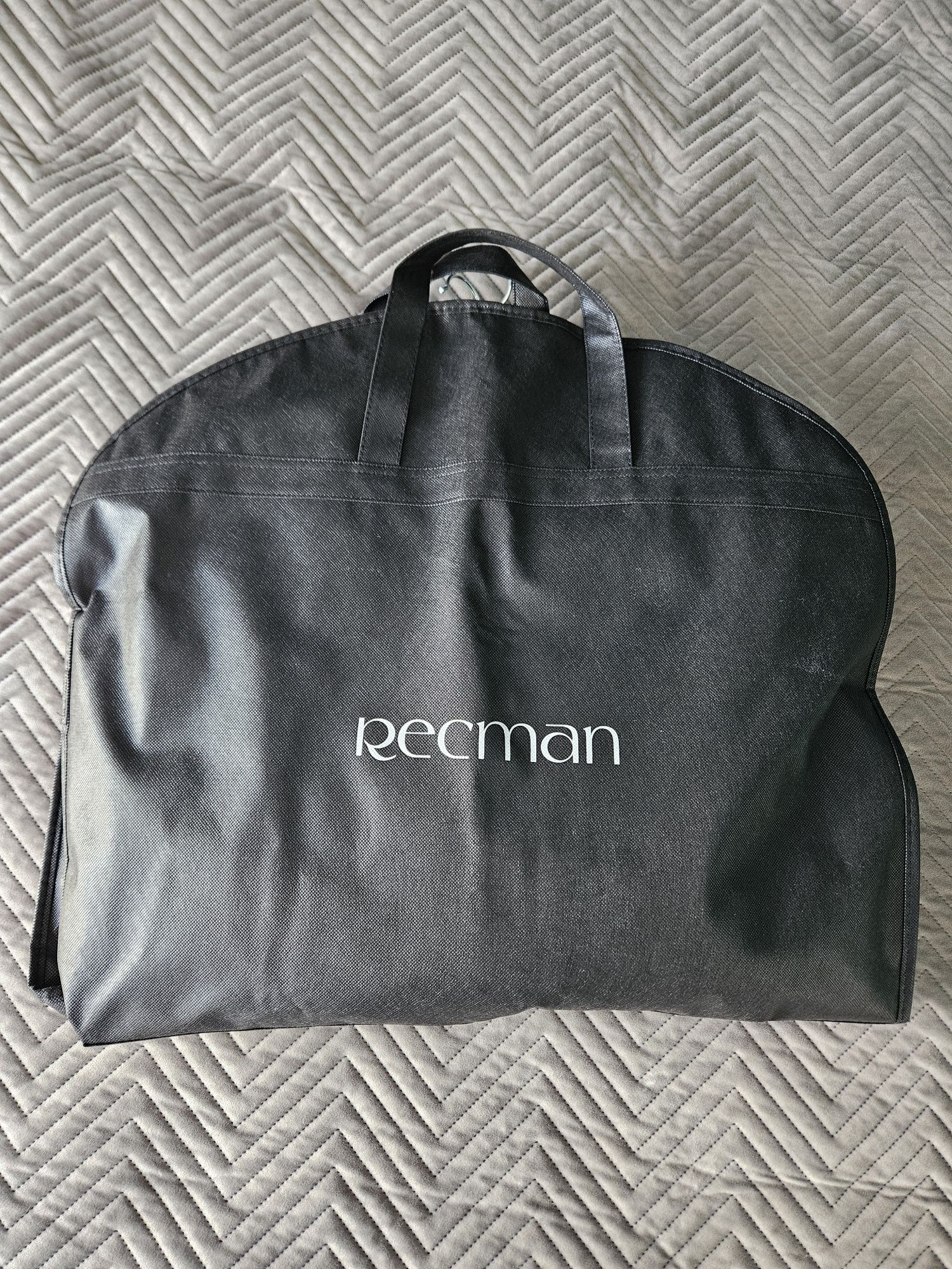 Czarny garnitur ślubny Recman Winman na 188cm