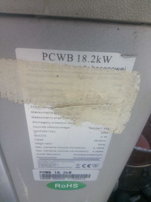 Pompa ciepła Hewalex PCWB 18,5kW