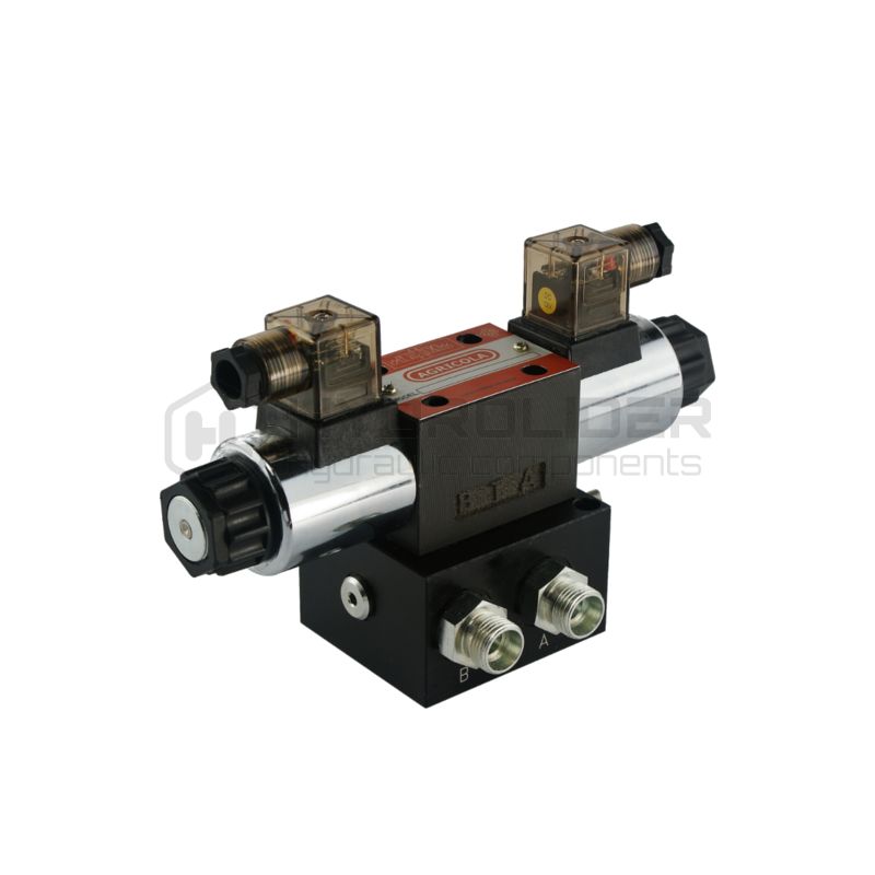 Rozdzielacz hydr. Cetop 1 sek 50l elektryczny 12v