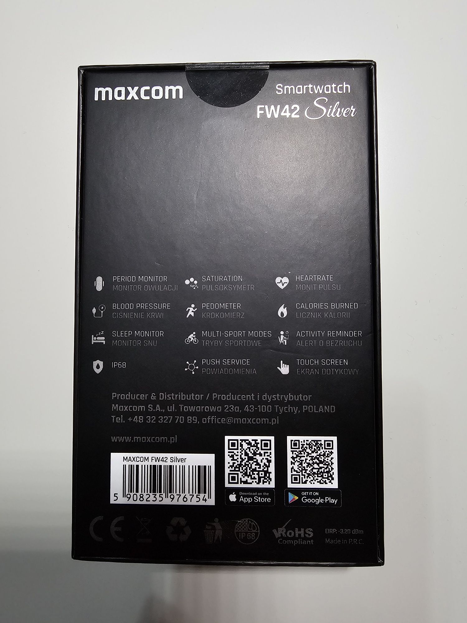 Smartwatch maxcom fw42 silver