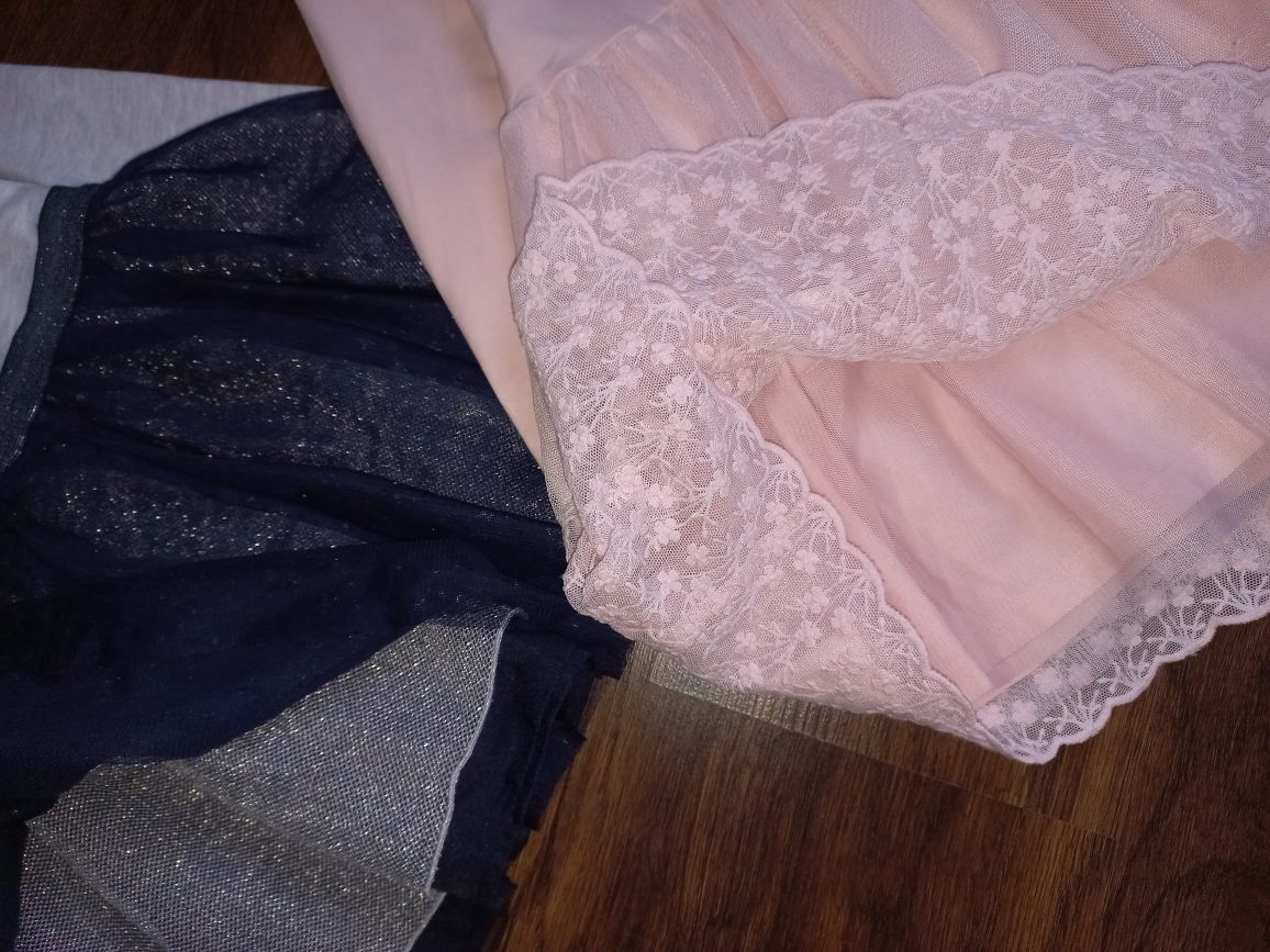Фирменные нарядные платья фатин на девочку 2-3 года