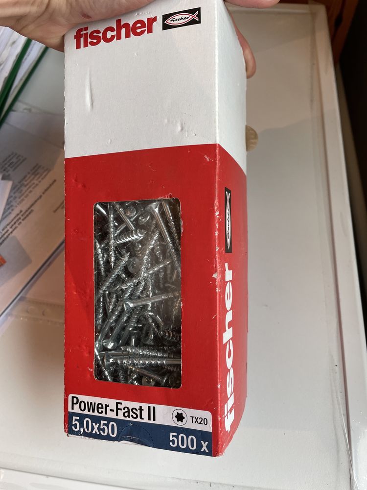 wkręty fischer PowerFast II 5,0x50 500x
