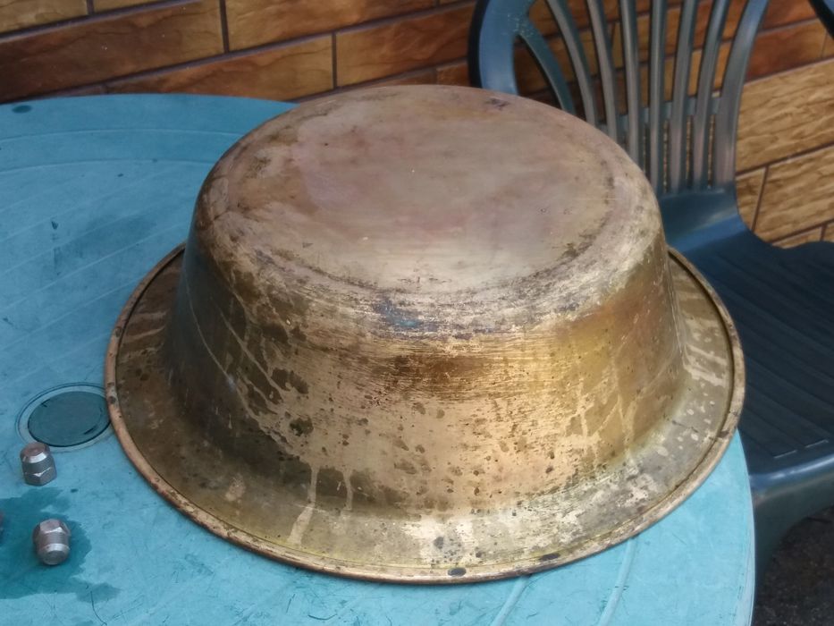 Таз латунный СССР