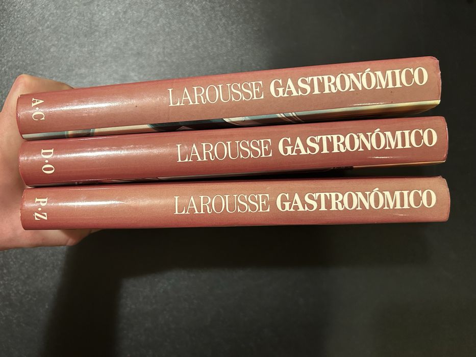 Conjunto de 3 Livros / Conjunto de 3 Volumes Gastronomicos Larousse