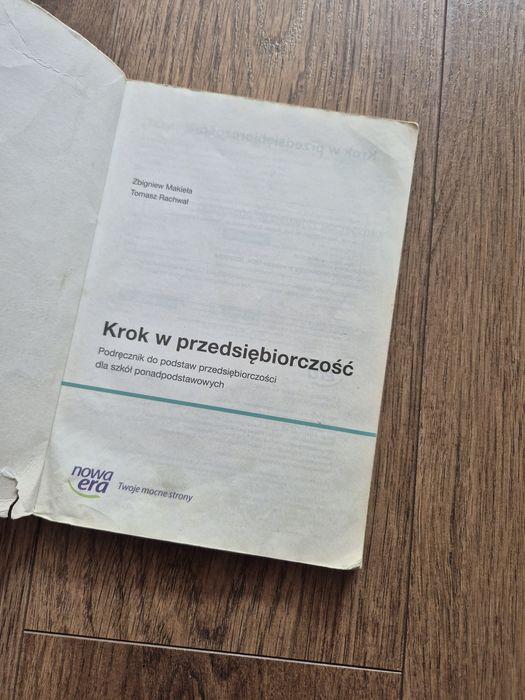 Podręcznik podstawy przedsiebiorczosci Nowa era