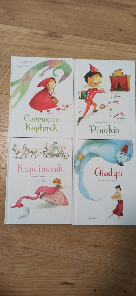 Książka Pinokio Kopciuszek Aladyn Czerwony Kapturek