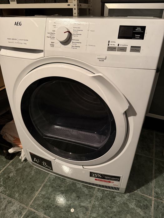 Máquina de secar roupa Bomba de calor de 8 kg AEG série 7000